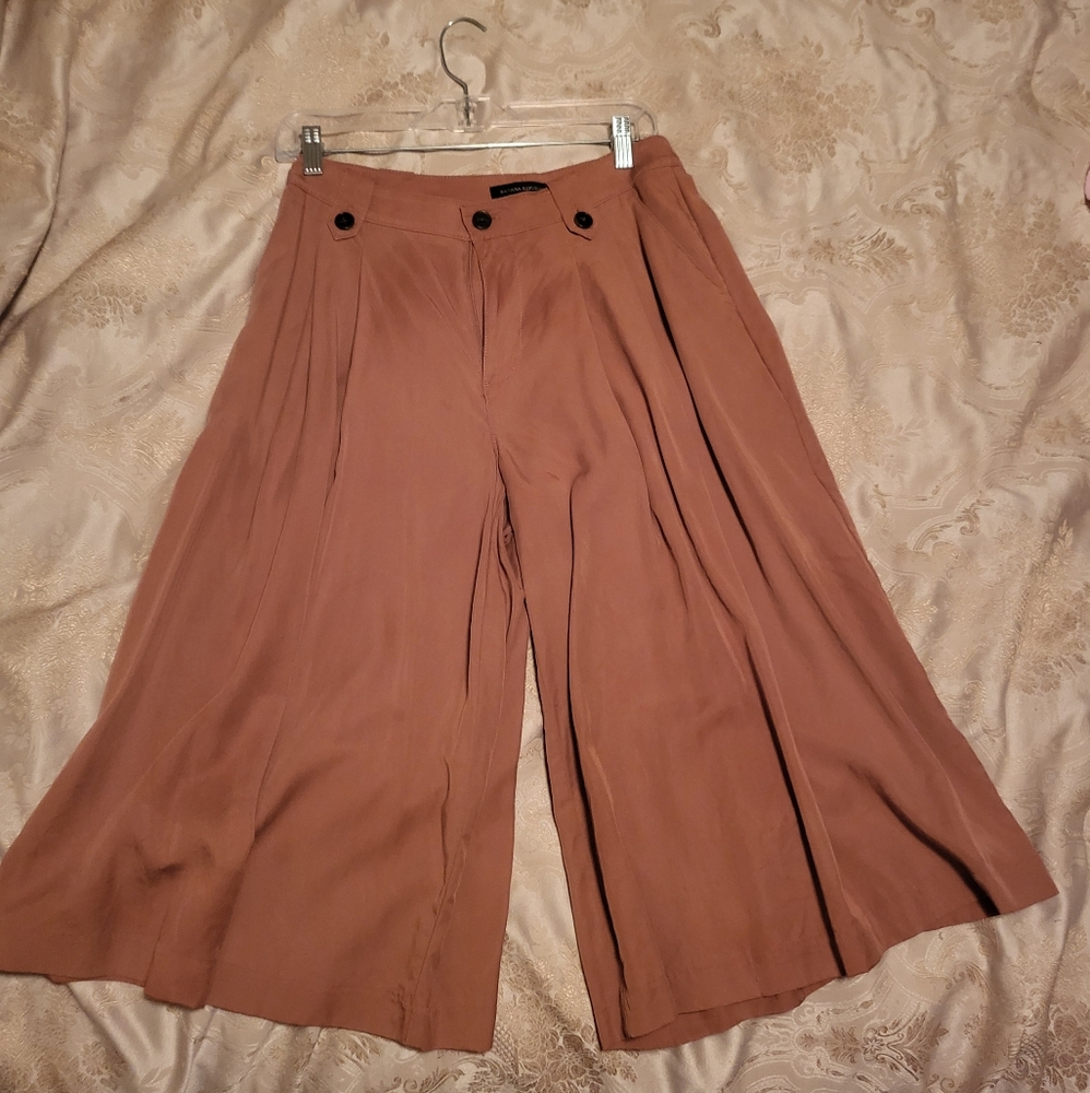 Brown Wide Leg Banana Republic Pants